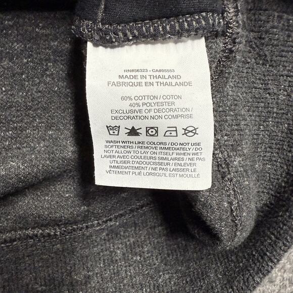 Nike 1/4 Zip Sweater Women's Small Gray Pullover Mock Neck Long Sleeve - Picture 4 of 7